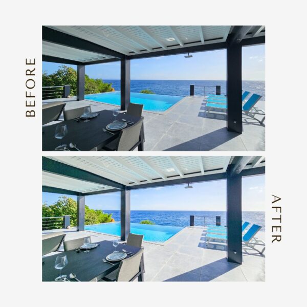 Get better pictures for vacation rentals with 37 professional Lightroom presets. Perfect for indoor, outdoor, and drone shots. Boost bookings and stand out!