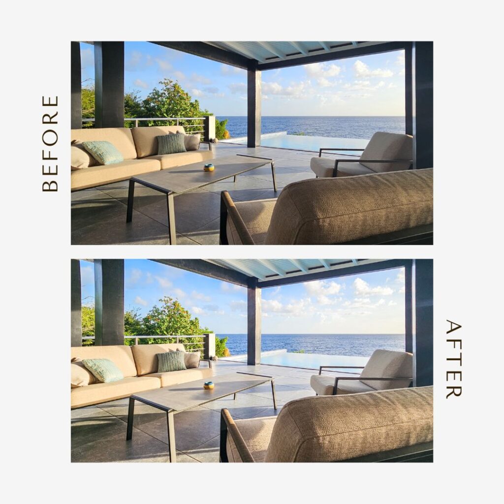 Get better pictures for vacation rentals with 37 professional Lightroom presets. Perfect for indoor, outdoor, and drone shots. Boost bookings and stand out!