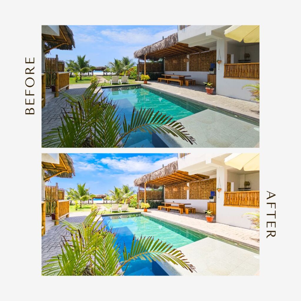 Get better pictures for vacation rentals with 37 professional Lightroom presets. Perfect for indoor, outdoor, and drone shots. Boost bookings and stand out!
