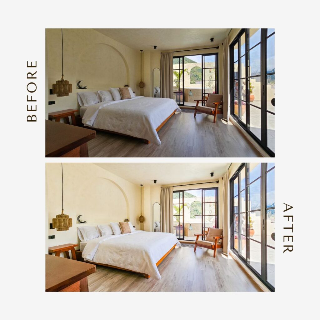 Get better pictures for vacation rentals with 37 professional Lightroom presets. Perfect for indoor, outdoor, and drone shots. Boost bookings and stand out!