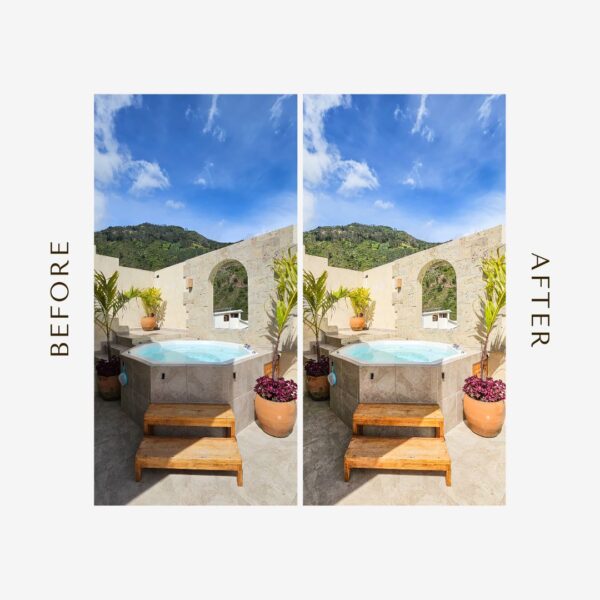 Get better pictures for vacation rentals with 37 professional Lightroom presets. Perfect for indoor, outdoor, and drone shots. Boost bookings and stand out!